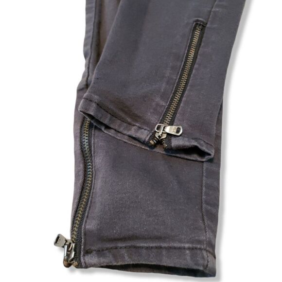 Zara Jeans Size 4 Z1975 Zara Basic Dept Denim Skinny Jeans Low Rise Ankle Zip - Picture 5 of 7